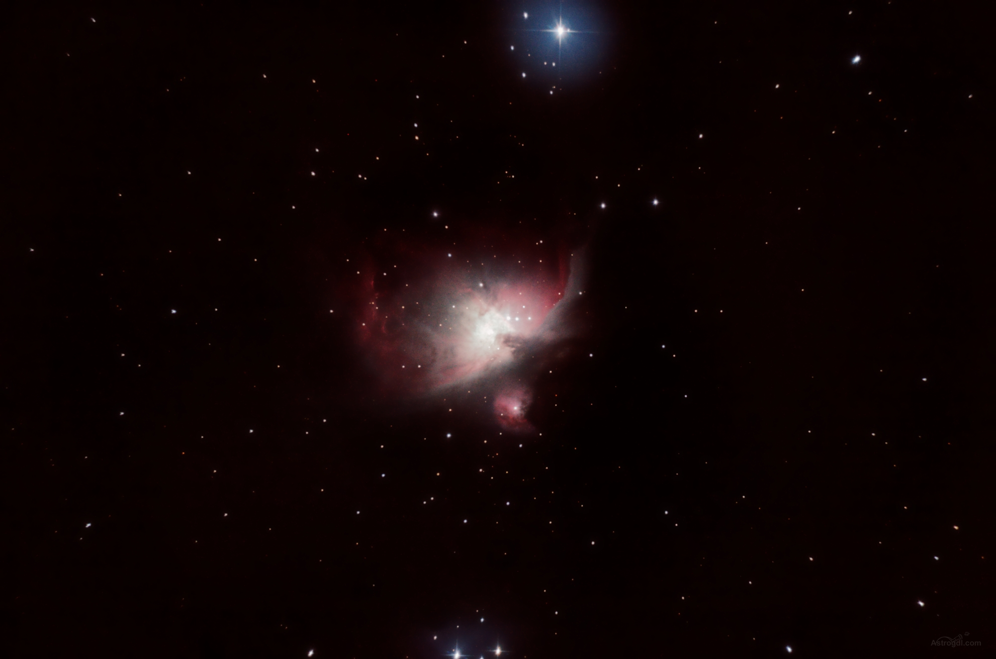 M42 Orion Nebula With Canon 40d And 150750 Telescope Astrogdl
